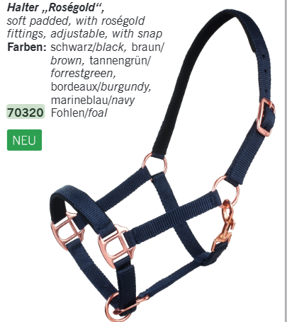 Halster nylon rose gold