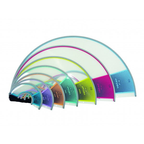 Dog collar with strong velcro set 7 sizes 2 pcs/size