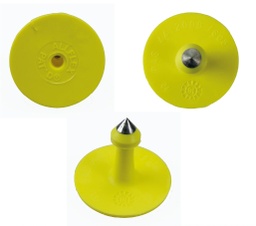 [gp7508-02] Allflex oormerk rond geel
