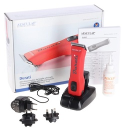 [gt436-SR] Aesculap hair clipper Durati GT-436-SR red with battery incl GT 330 1.5mm blade