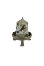[11388] Trémie plastique volailles avec pieds camouflage 2 kg