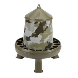 [11387] Kunststof voedersiloo met poten camouflage 4 kg