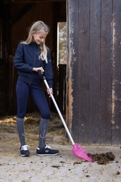 Manure fork for children with D-handle