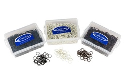 Braid elastics, box of 1000 pcs